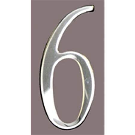 Mailbox Accessories Mailbox Accessories SS2-Number 6 Stnls Steel Address Numbers Size - 2  Number - 6-Stainless Steel SS2-Number 6